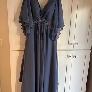 Elegant Blue Evening Gown